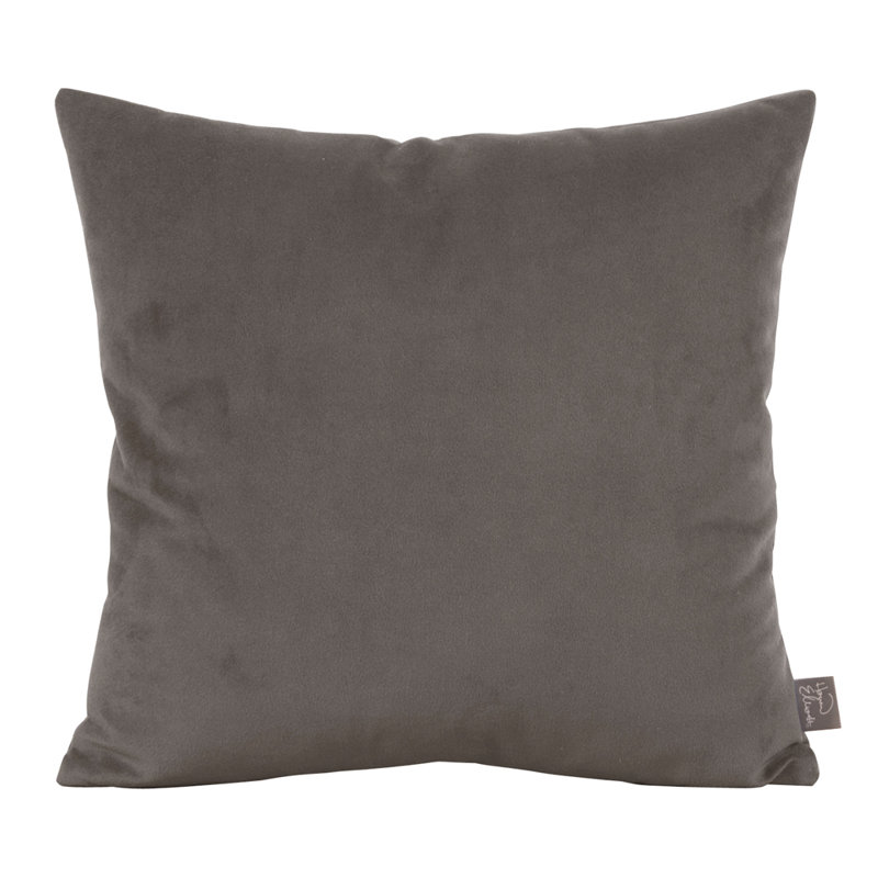 Throw Pillow, 20" H x 20" W x 8" D, Bella Pewter, Polyester/Polyfill