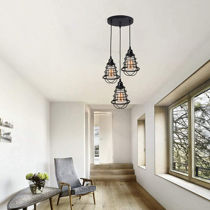 3 - Light Black Pendant