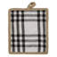 Design Imports Plaid Cotton Potholder & Oven Mitt Set
