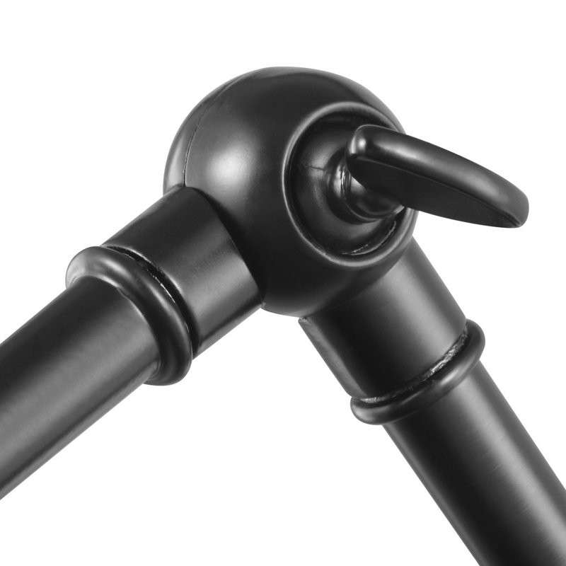 Lampe murale avec bras pivotant 1 lumière Oakpark, Noir