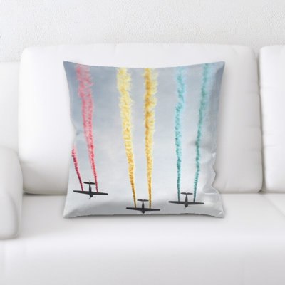 Microsuede Reversible Throw Pillow