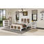 Lit plateforme en bois de style ferme, lit plateforme moderne avec bande en bois-1410514308-1410514309