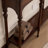Retro Solid Wood Console Table with 2 Drawers