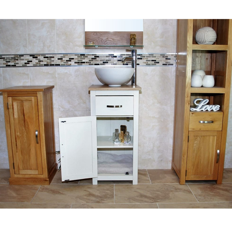 Mariano 400mm Single Bathroom Vanity with Vessel Ceramic Basin