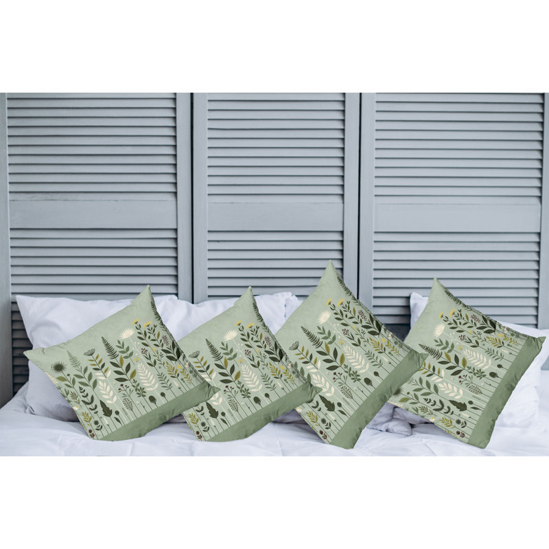 Fabric Reversible Throw Pillow, 18"H x 18"W