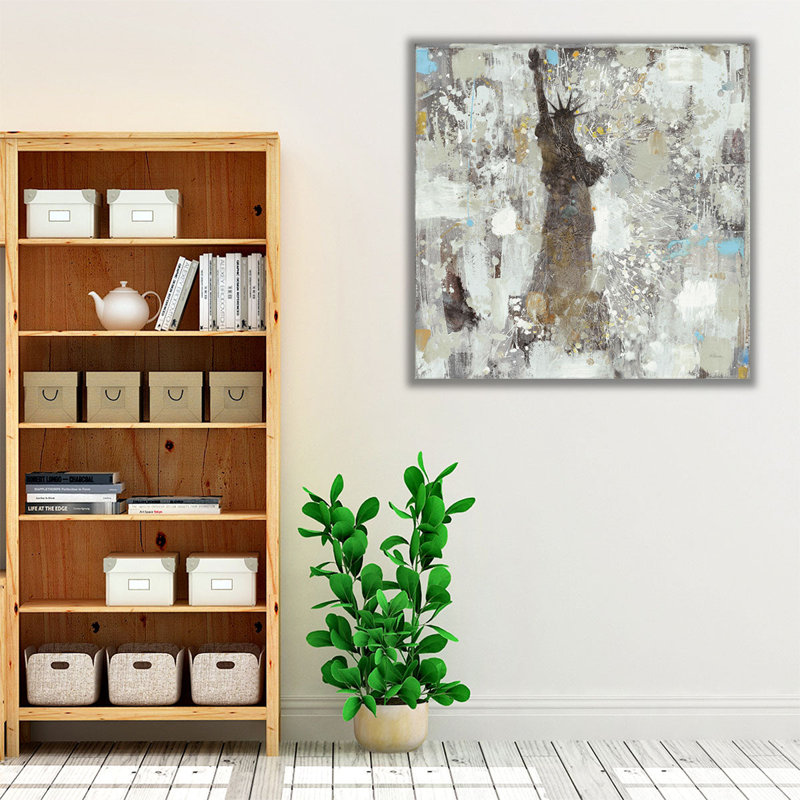 Statue of Liberty - reproduction d'art sur toile, H 12 po x l 12 po