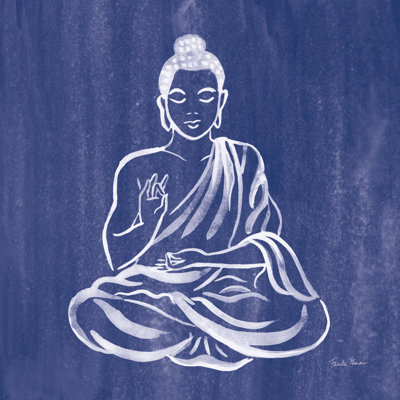 Buddha 1 Piece Wrapped Canvas Painting