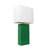 21" Leather Base Table Lamp with White Rectangular Linen Shade-1218488728-1245357775-1245374062