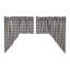 Hundt Cotton Checkered Swag Window Valance-1030138212