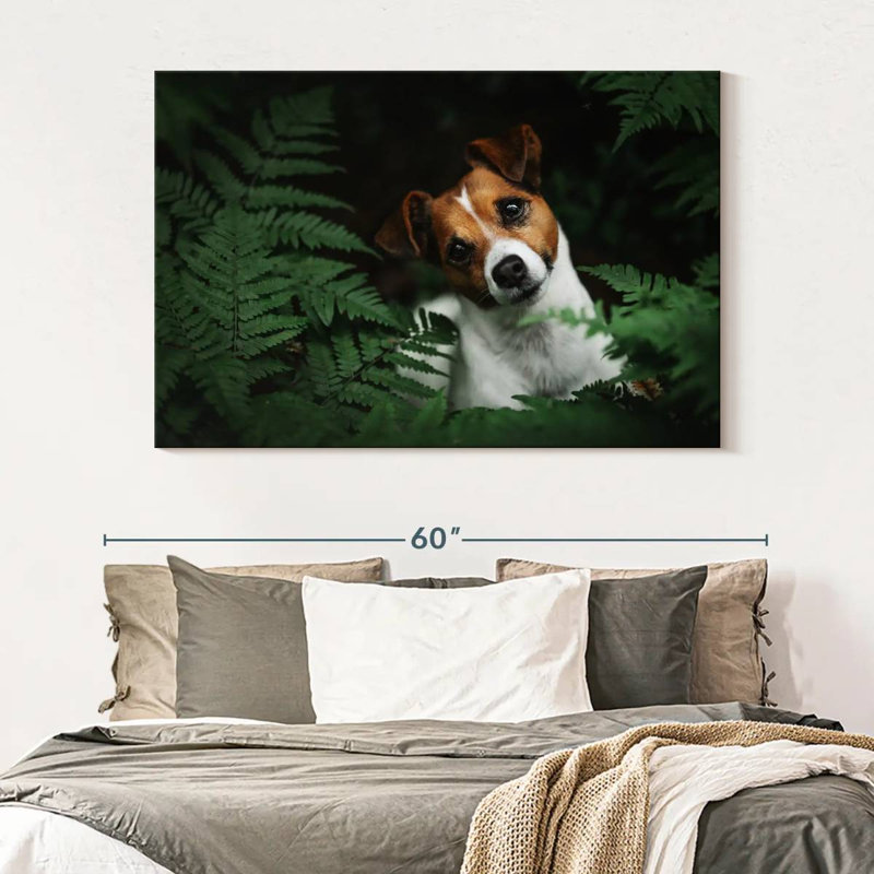 Adorable Terrier, 34" H x 51" W