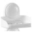 Porte-savon à ventouse double couche - Organisateur de douche mural sans plateau avec drain
