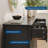 Fluted Dresser 54 Inch Wide, 6-Drawer Wood Dresser for Bedroom, Modern Chest of Drawers, Storage Organizer Cabinet for Living Room, Hallway, Entryway-993330546