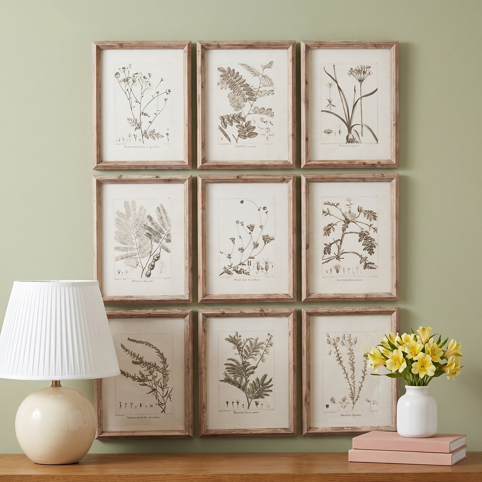 Ridgewood "Botanical" 9-Piece Print Set