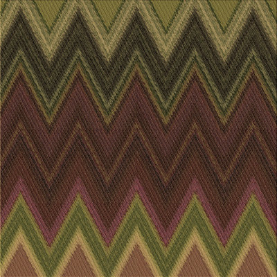 Tapis à chevrons brun / vert forêt