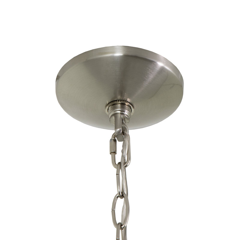 Gettys 9 - Light Tiered Chandelier, Brush Nickle