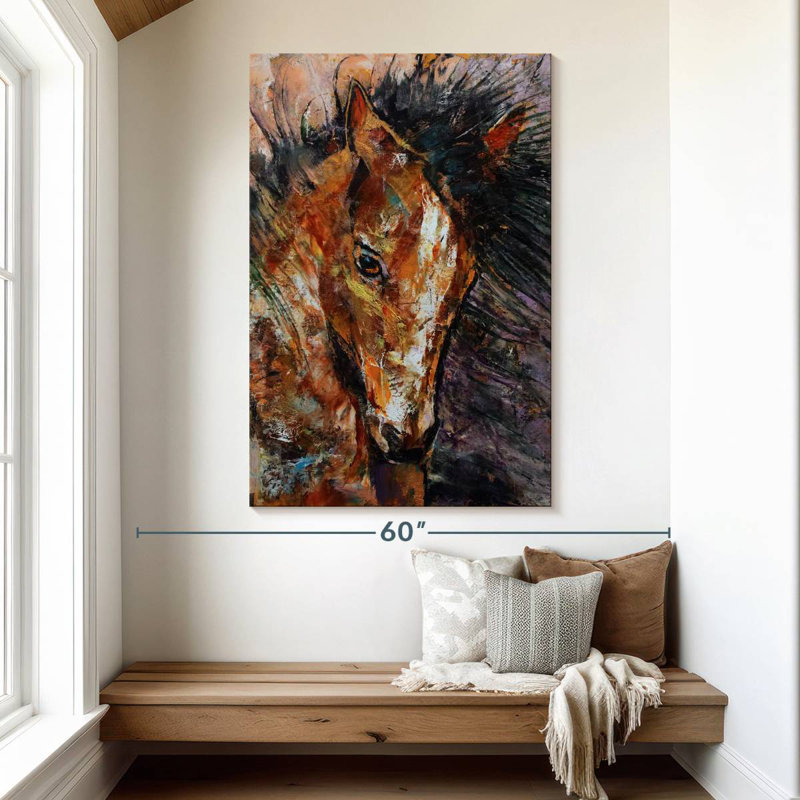 Brampt Colt Horse, 51" H x 34" W