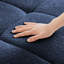 33 canapés en chenille bleue - Repose-pieds-307282693
