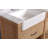 60'' Double Bathroom Vanity with Marble Top
