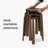 Angus Solid Wood Round Top End Table