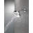 H2Okinetic 5-Setting Shower Head, Square Shower Head-100848279