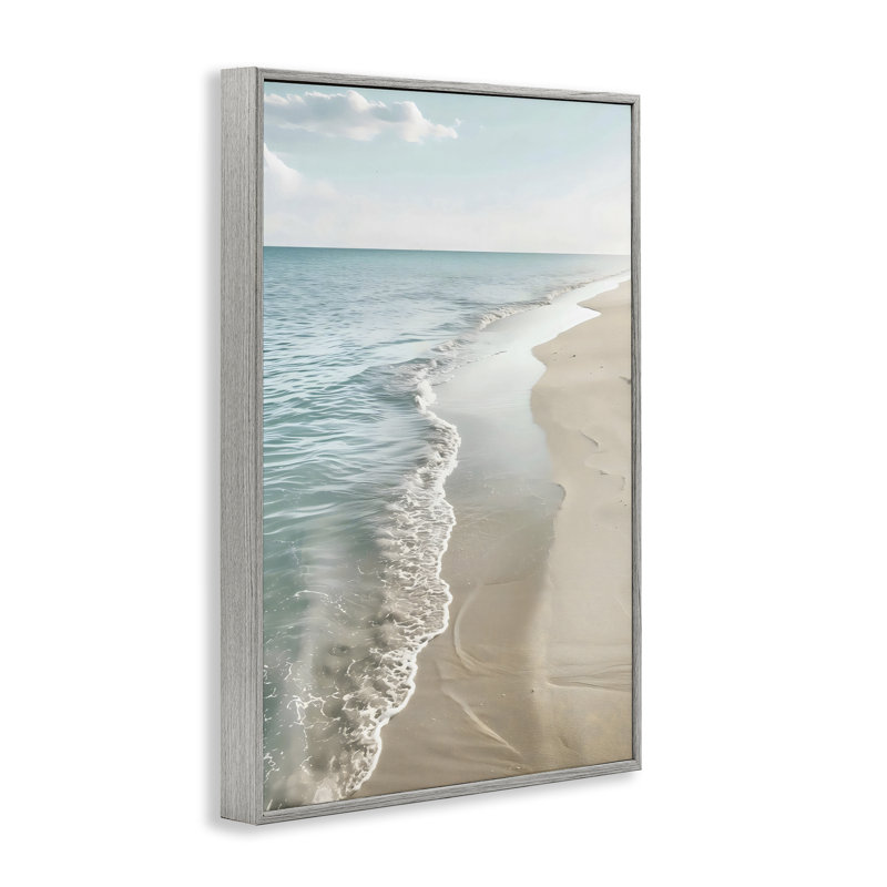 Estampe numérique sur le rivage tranquille, design par LSR Creative Studio, Estampe numérique Farmhouse, H 18 po x l 12 po