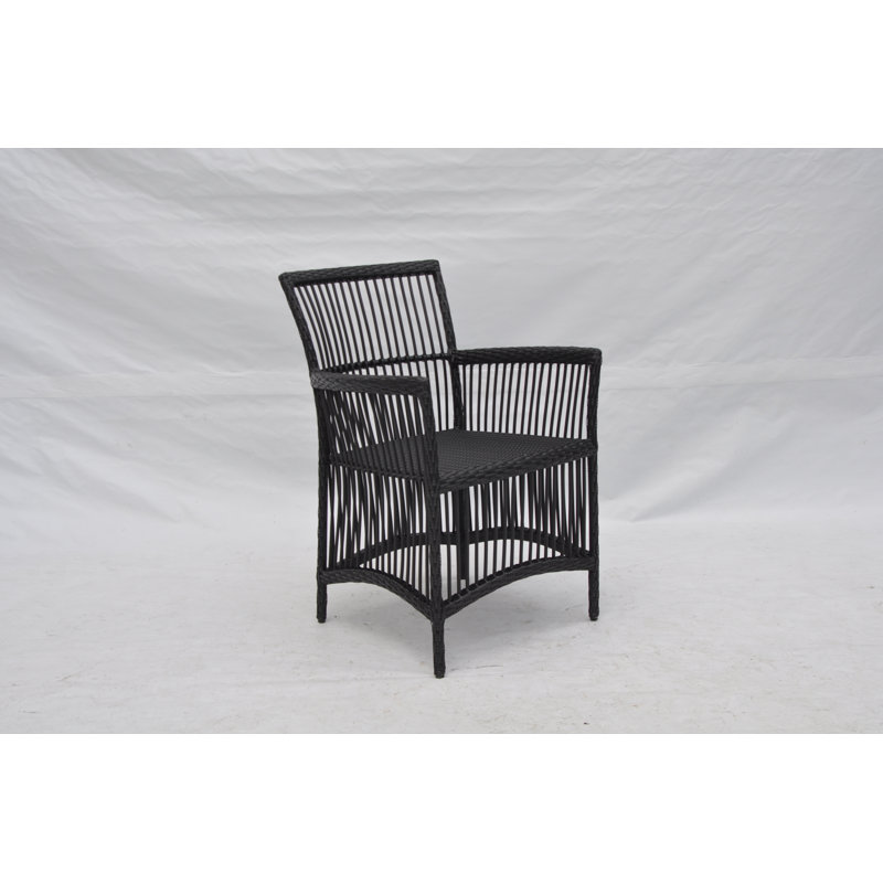 Chaise de patio Escalante, Noir