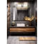Meuble-lavabo 1 lumière 25,5 po Clarissa-118187929