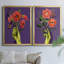 «Monstrous Plants I», ensemble de 2 reproductions d'art sur toile encadrées-1708751187-1708751184