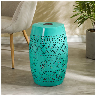 Table d'appoint SOLAR, couleur sarcelle