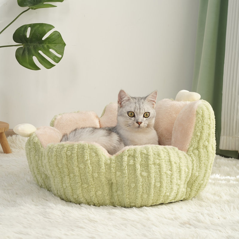 Lit pour chat Fairela Cactus Blossom, Vert
