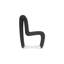 Seat Belt Dining Chair High Back Black