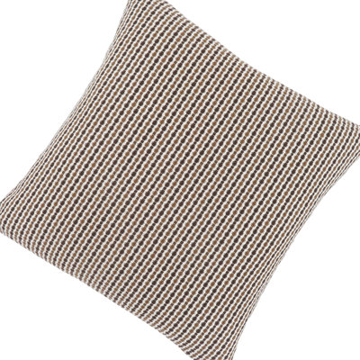 Coussin décoratif Zeta, 18 po, motif à pois abstrait, insert en polyester
