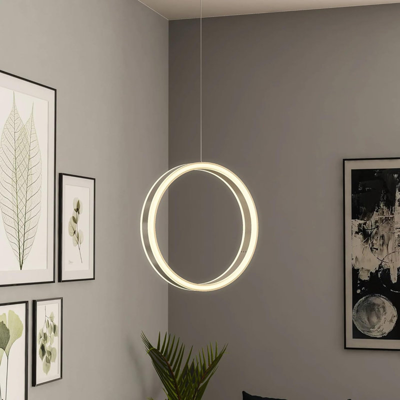 Luminaire suspendu simple à 1 lumière DEL Adyen