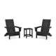High-Density Polyethylene (HDPE) Outdoor Adirondack Chair With Table