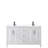 Daria 60'' Double Bathroom Vanity with Carrara Marble Top-97964203-97964197-97964199