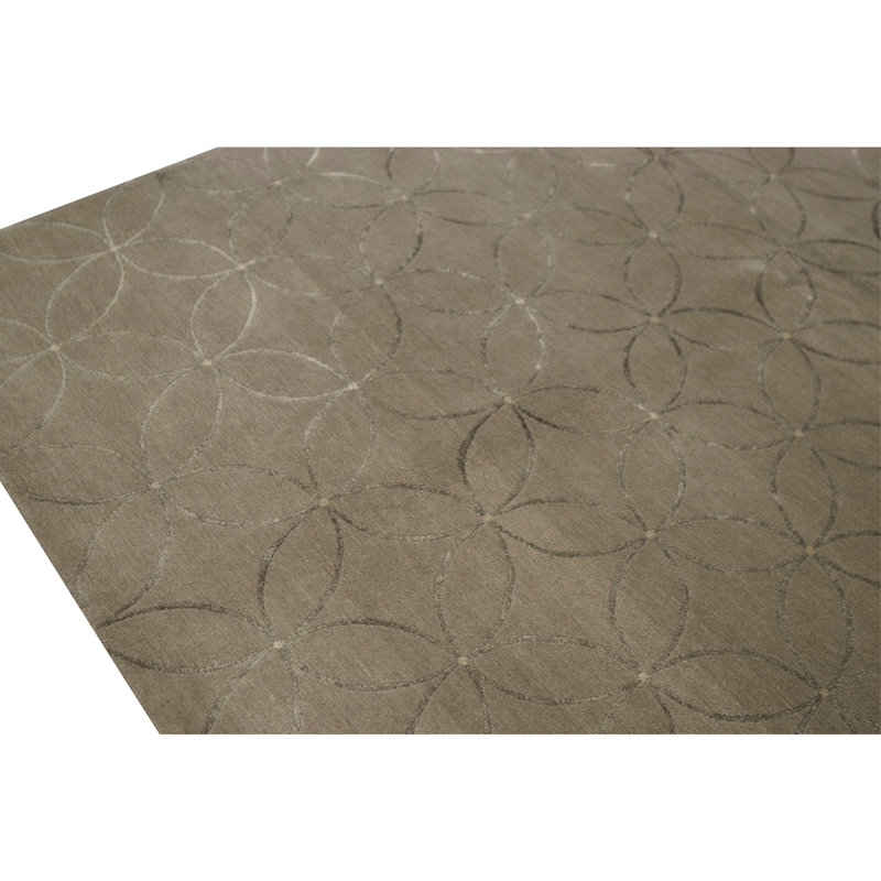 Handmade Silk and Wool Area Rug