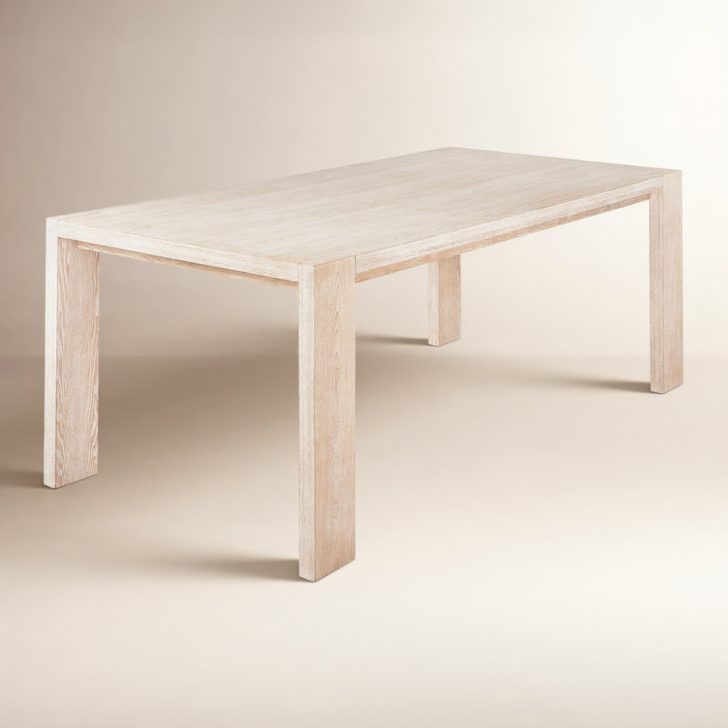 Plank Dining Table, White Wash Ash