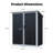 36X60-Inch Outdoor Storage Shed, Suitable For Bicycles And Patio Furniture, Black
