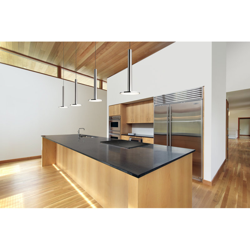 Cielo Pendant, Satin Aluminum
