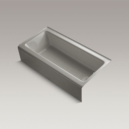 Bellwether® 60" x 30.25" Alcove Soaking Cast Iron Bathtub