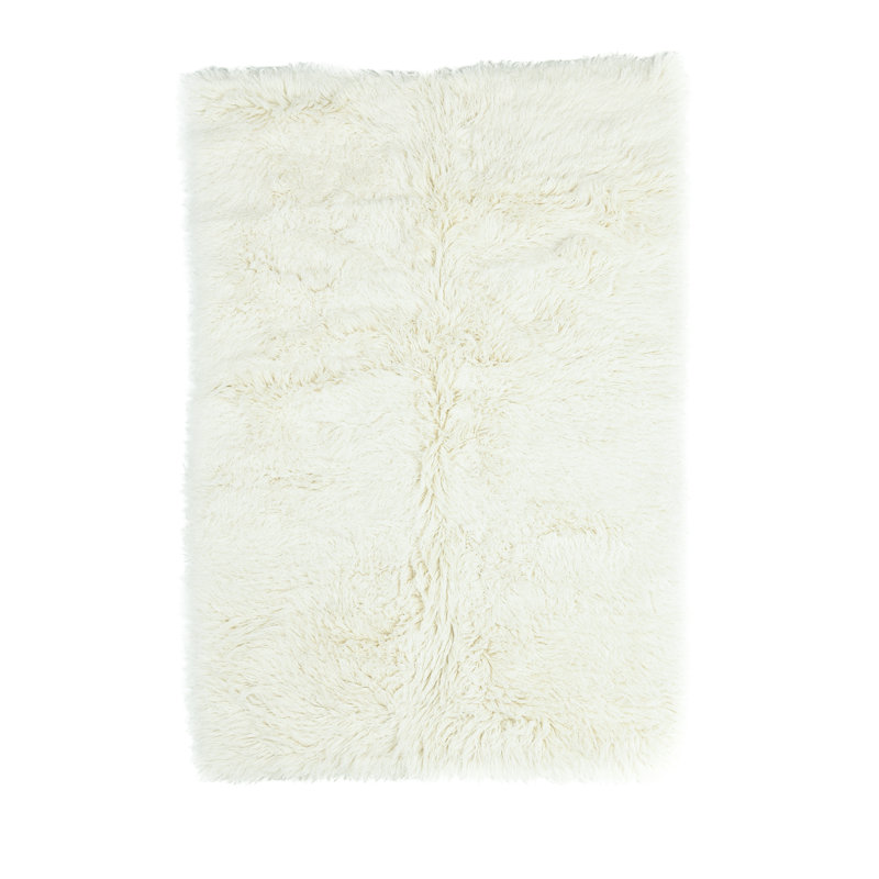 Syrna Hand Woven Wool Beige Indoor Rug, Rectangle 160 x 230cm