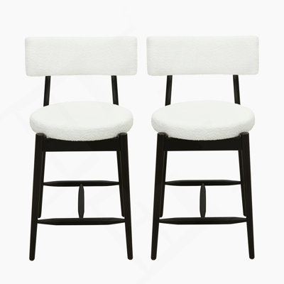 Tabourets de comptoir Mid-Century modernes (ensemble de 2) 