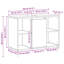  Bathroom Cabinet 80 X 33 X 60 Cm Engineered Wood-890595717