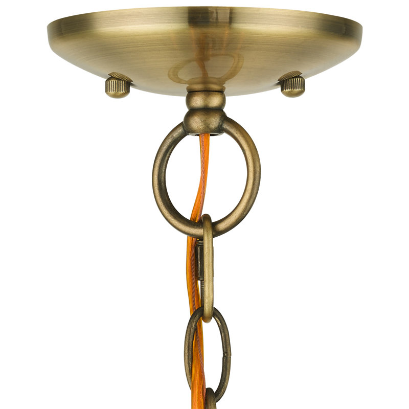 Laclair 3 - Light Pendant, Antique Brass, 14.5" H x 15.5" W x 15.5" D