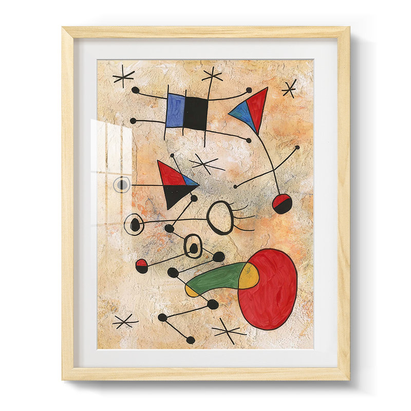 Miro Memoirs III - Impression encadrée, Naturel, H 25,5 po x l 17,5 po