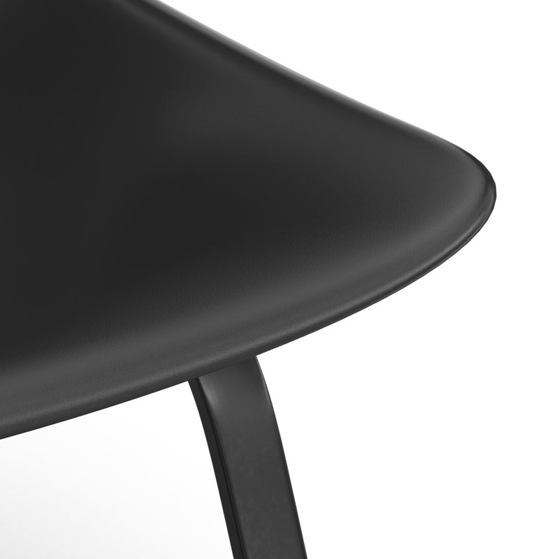 18'' H Side Chair, Black