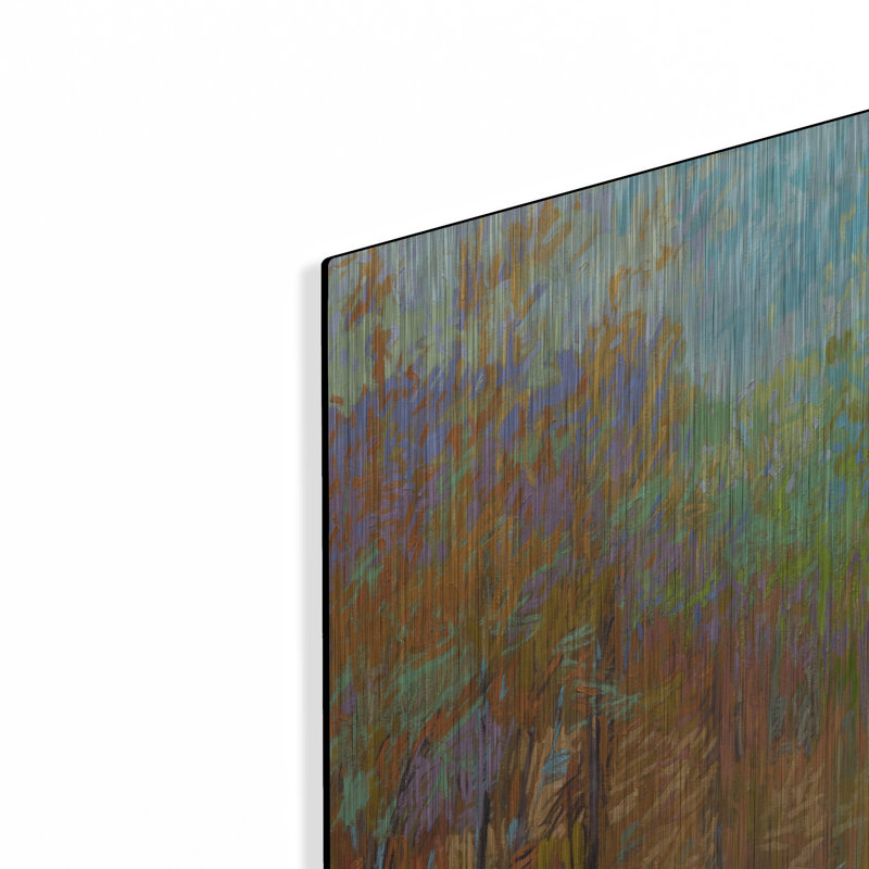 «Color Field 55» par Jane Schmidt, art mural en métal, H 12 po x l 16 po