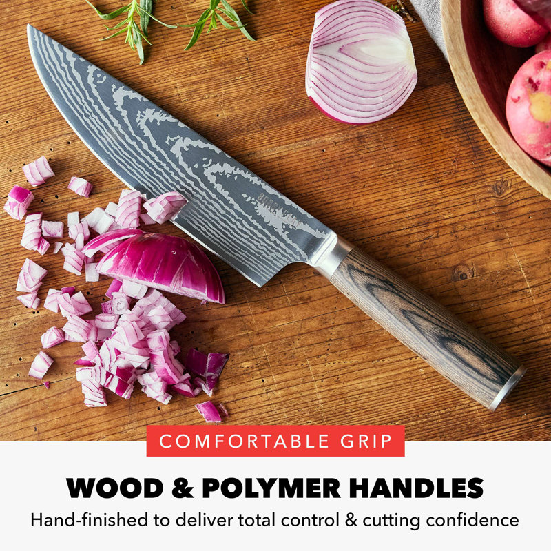 Bobby Flay by GreenPan Stainless Stel 13-Piece Knife Block Set