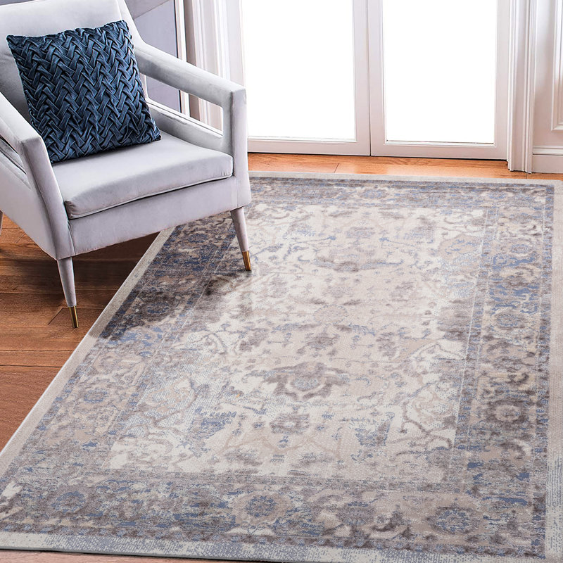 8x10 Loom & Area Rug, Brown/beige, Stylish For Dining Room, Stain , Non-shedding, Magnificent Dorm Cool