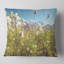 Blooming Mountain Meadow Flowers - Coussin décoratif à imprimé floral-30720587